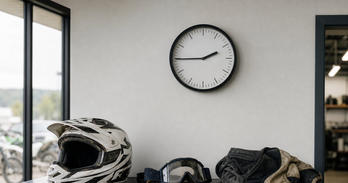 When should a rental business charge a late fee for returned equipment?